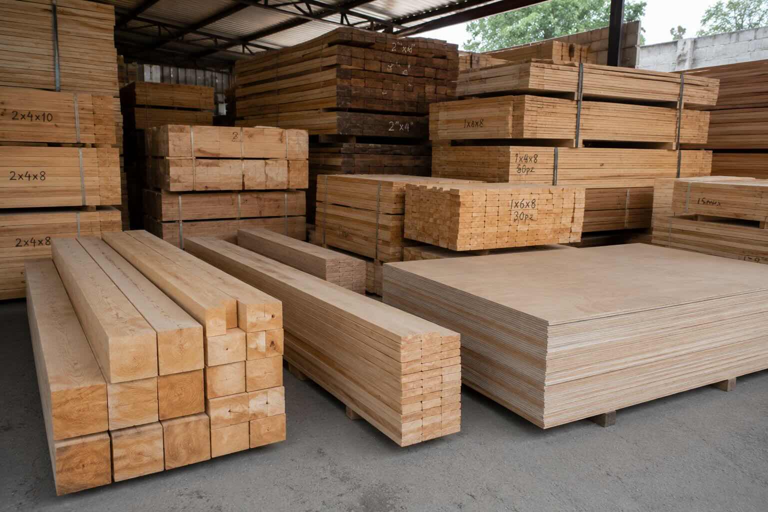 Pedidos recurrentes de madera para construcción